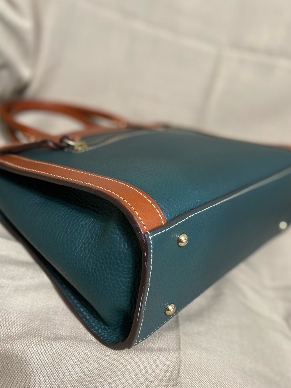Forest Green Dooney & Bourke Bag & Wallet Set Pebble Leather - Picture 8 of 13